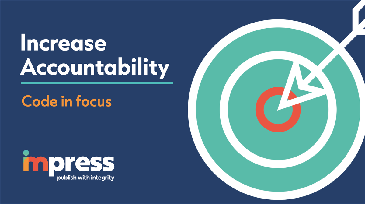 Freedom of the press is a necessity - but so is admitting to your mistakes. 

✅ That is why our latest Standard Code issues fresh guidance on corrections and their prominence. 

Full blog! 👉bit.ly/3yqxlef