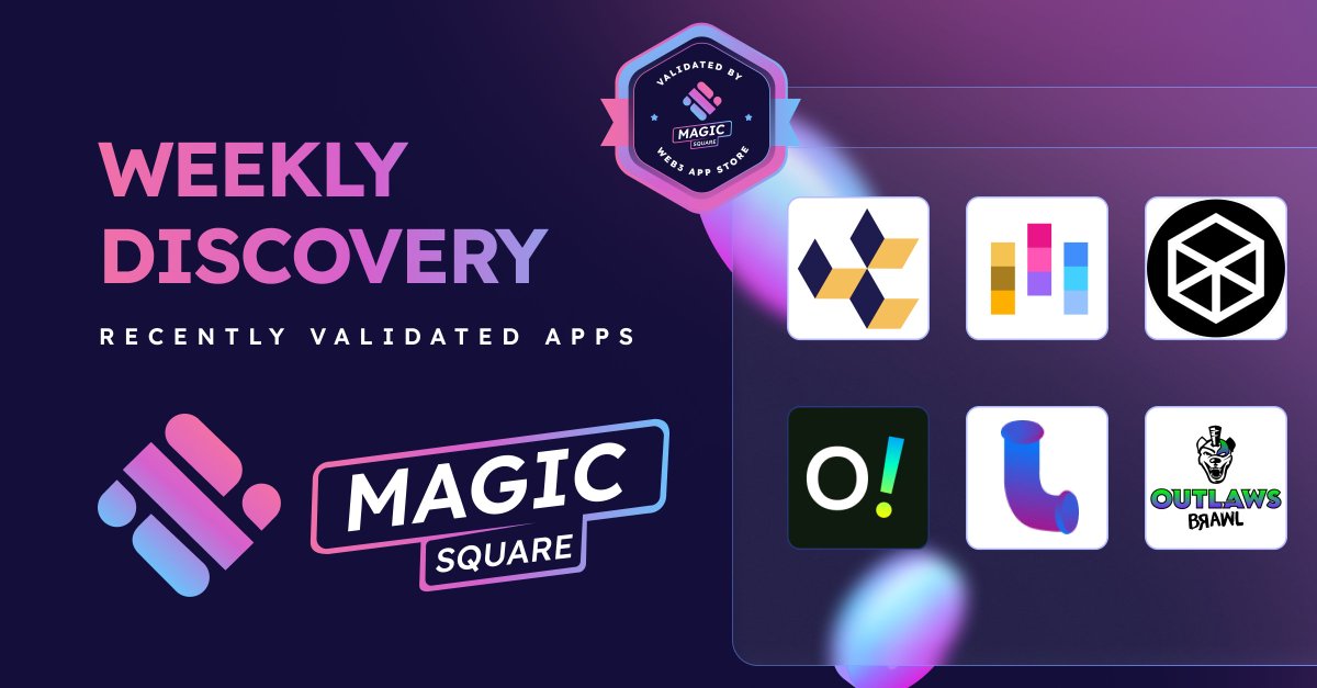 Looking for the next big thing in blockchain and #Web3? 🔍

Stay ahead of the game with our Weekly Discovery thread featuring the most 🔥HOT🔥 apps validated by our incredible community members! 🧵🧵🧵