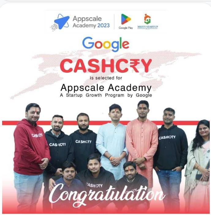 iisf_knit's tweet photo. Happy to announce that one of IISF KNITs startup Cashcry has been selected to be a part of 'Appscale Academy 2023,a growth &amp; development program to train early to mid-stage startups to help them skyrocket. Thank you Google India and MeitY Startup Hub for this incredible chance. https://t.co/8ZxnctKoyi