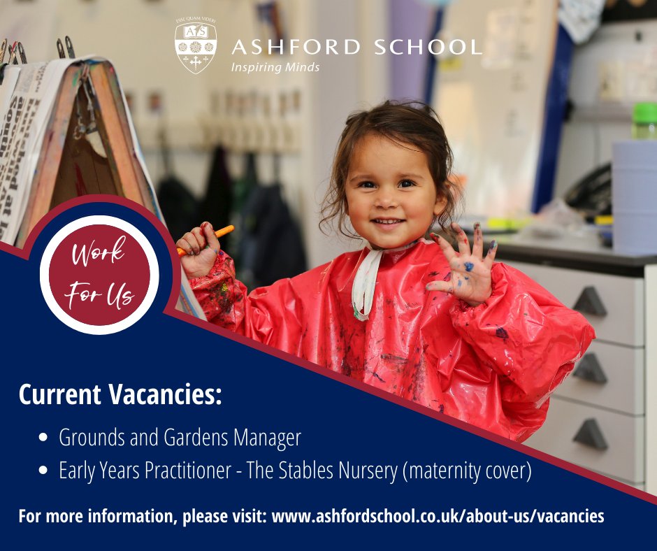 Ashford School on Twitter "We are hiring! For a full list of vacancies