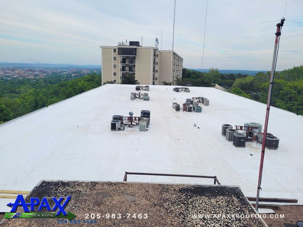 #APAXX Roofing teams are strong advocates for safety on our job sites. We are recognized in the #commercialroofing industry as tops in customer service. 

💪 More About us: apaxxroofing.com 
Call: 205-983-7463 
#CustomerService
#commercialroofers #industrialroofing