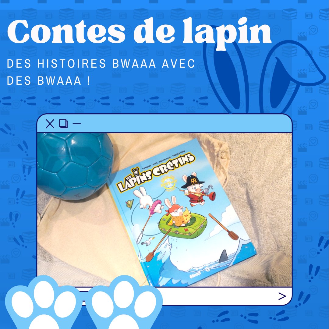 GeeksByGirls's tweet photo. Un Best of d’histoires drôle, moi je dis Bwwwwaaa 😱🐇🔻
https://t.co/sbv3iTzpyB
❤ @GlenatBD @LapinsCretins
#LapinsCretins #BD #Glenat #Livre #Lecture #LectureBD #Babelio #VendrediLecture #Printemps #Paques #LBG https://t.co/7yudTG4ZnG