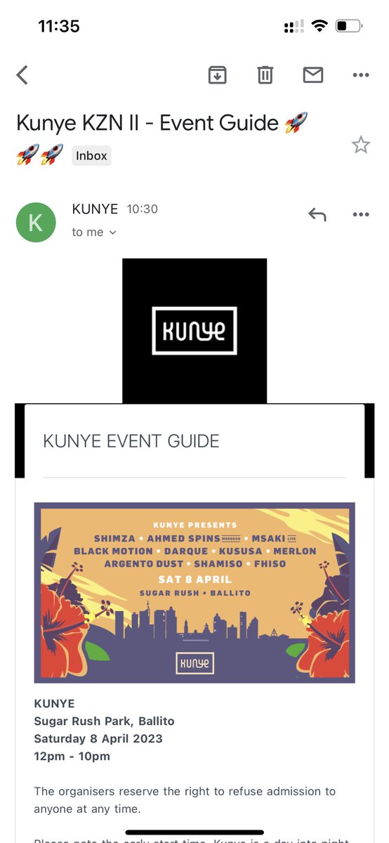 lancemathonsi's tweet image. 2 Kunye tickets for R500 . Anyone?