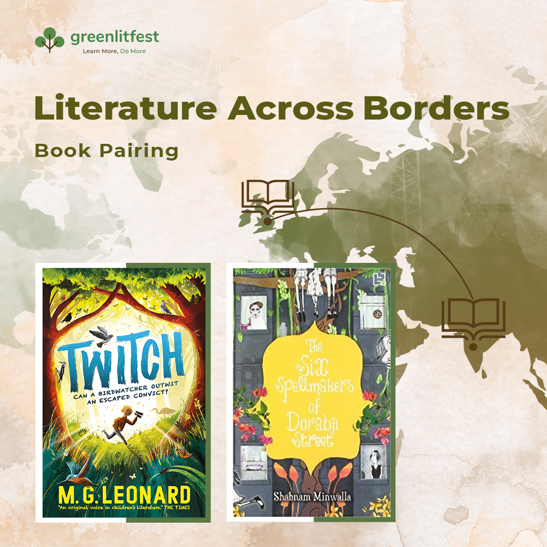 GreenLitFest's tweet photo. In our first #bookpairing for #LiteratureAcrossBorders, we look at secret green places of childhood setting off bold adventures. Check out these #Greenreads now and be a part of our April reading!
#naturewritingforchildren #GreenLitFest #bookrecommendations #GreenTogether https://t.co/iGuergm8QY
