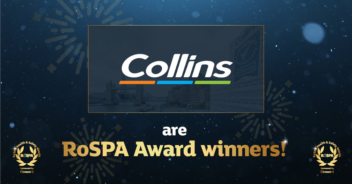 CollinsConLtd's tweet image. Collins is proud to have received a Silver Health and Safety Award from @RoSPA, our eighth consecutive award, for working hard to ensure staff and sub-contractors get home safely at the end of every working day 🏆

#loveconstruction #rospawinner2023