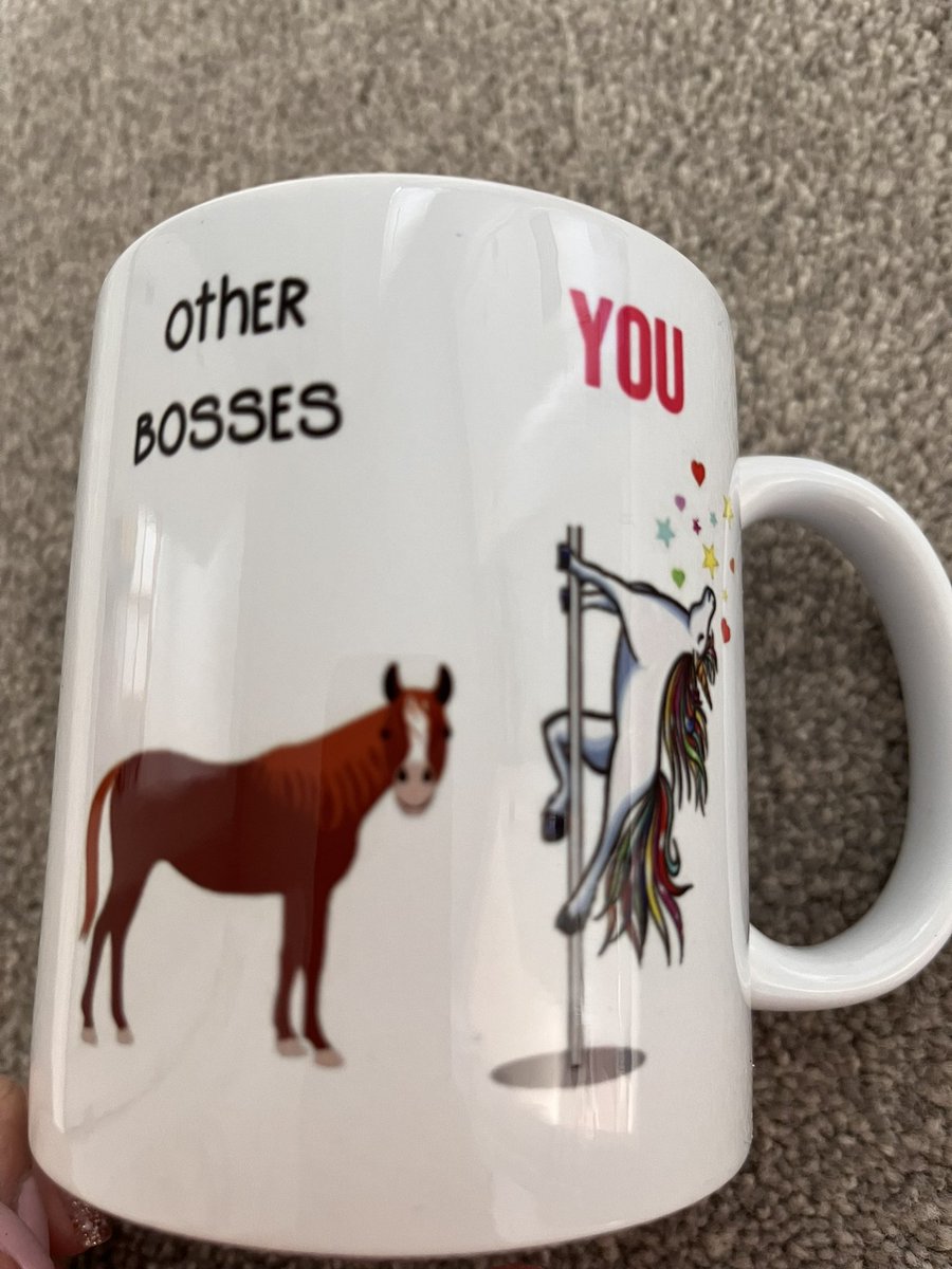 One of my team has given me a gift……possibly my bestest mug ever!!!! 😍