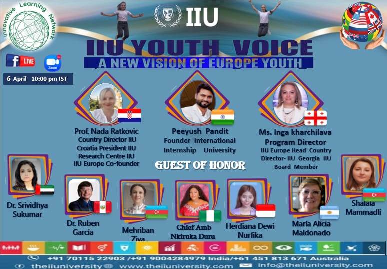 Feeling incredibly blessed and excited to be the guest of honor at IIU Youth Voice: A New Version of Europe  #IIUYouthVoice #NewEuropeYouth #Grateful #Happy #Inspiring #FutureLeaders #grateful #blessed #youthvoice #europeanyouth #positivity #inspiration'