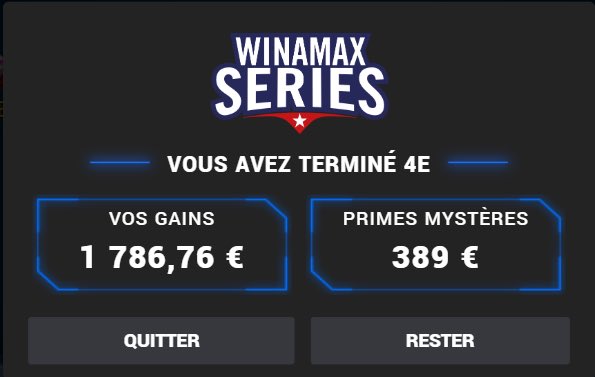 Hugodlf92's tweet image. Superbes opportunités hier avec 2 TF séries respectivement sur l’évent 69 (100€ KO) et sur l’évent 68(10€ mystery), j’avais un petit stack et j’ai gratter les palliers. Next step : le 3 eme titre WS. 👨🏻‍🍳🔥