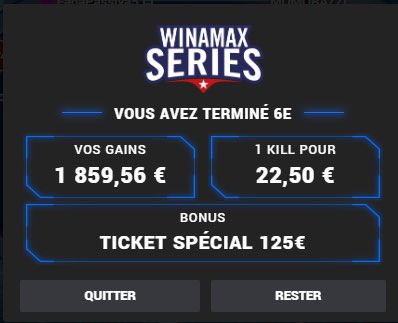 Hugodlf92's tweet image. Superbes opportunités hier avec 2 TF séries respectivement sur l’évent 69 (100€ KO) et sur l’évent 68(10€ mystery), j’avais un petit stack et j’ai gratter les palliers. Next step : le 3 eme titre WS. 👨🏻‍🍳🔥