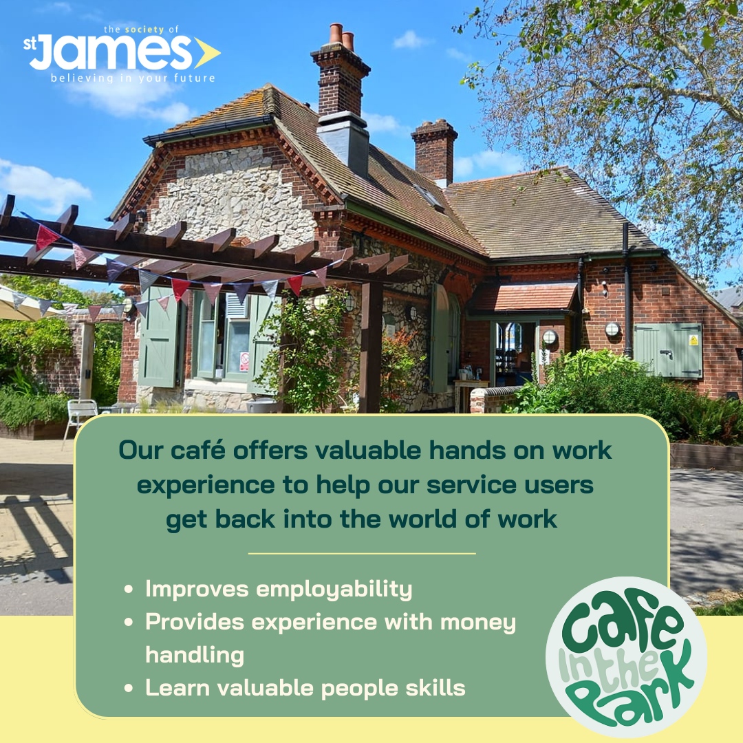 SSJCharity's tweet image. Our Café in the Park offers valuable, hands-on work experience to help our service users get back into the world of work.
bit.ly/40Mdm5V #PathwaysProject #StopHomelessness #NonProfit #Southampton #Portsmouth