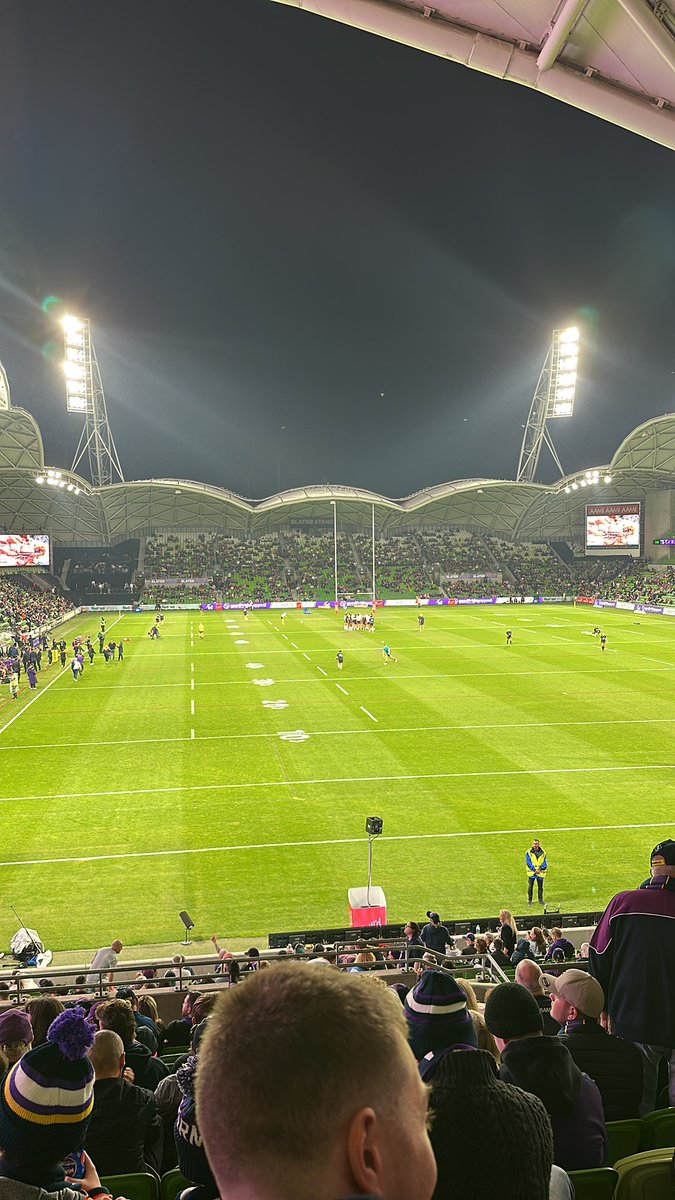 Back where I belong, at a Storm home game!

Let’s go <a href="/storm/">Melbourne Storm</a>!