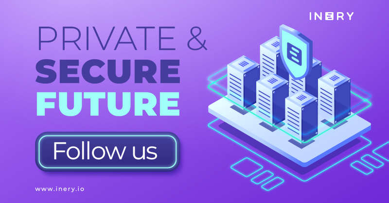 IneryDLT's tweet photo. Say goodbye to data breaches and hello to security and privacy with Inery. 
Follow us on Twitter and join the decentralized database management revolution! https://t.co/0mgliK0sOZ