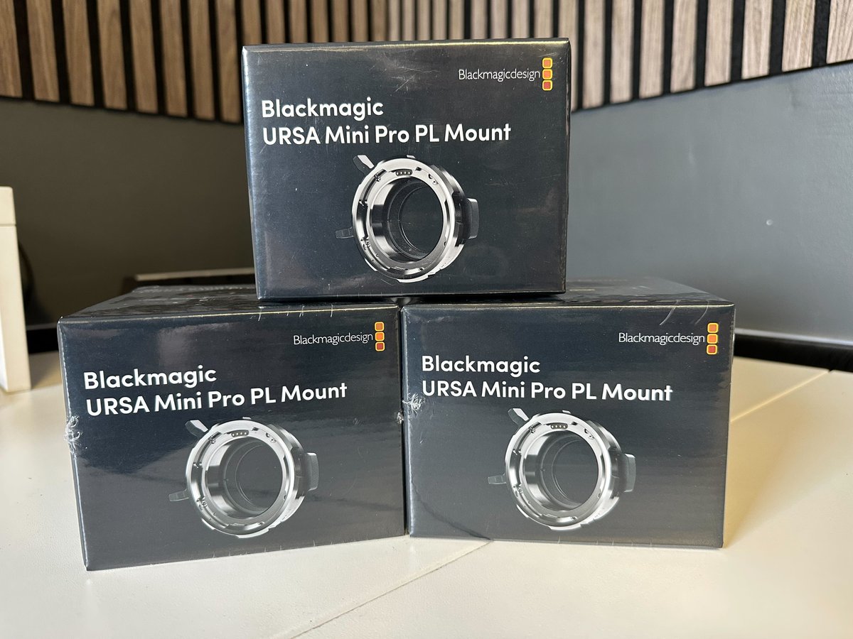 TrickboxTV's tweet photo. New in hire stock – Blackmagic URSA PL mounts 🎥 https://t.co/2jhFDCxyL6
