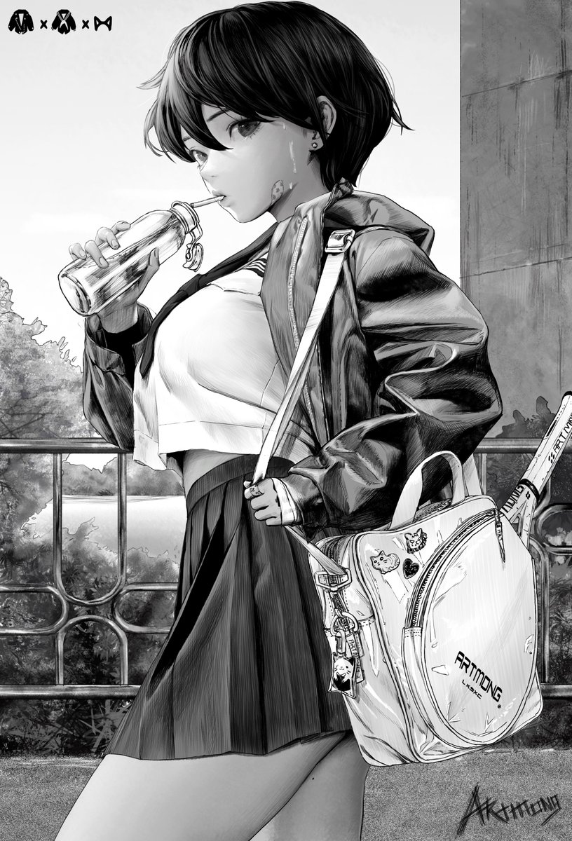 Artmong91's tweet photo. 안녕하세요 아트몽입니다 
[LeatherXSailorXCat] 테니스부 소녀입니다! https://t.co/TXrb8H6Y5n https://t.co/gaQELmVq1L https://t.co/kI8z0U6T3a https://t.co/03W77C9BQi 
#드로잉 #스케치 #drawing #sketches https://t.co/Ghpw25R2WN