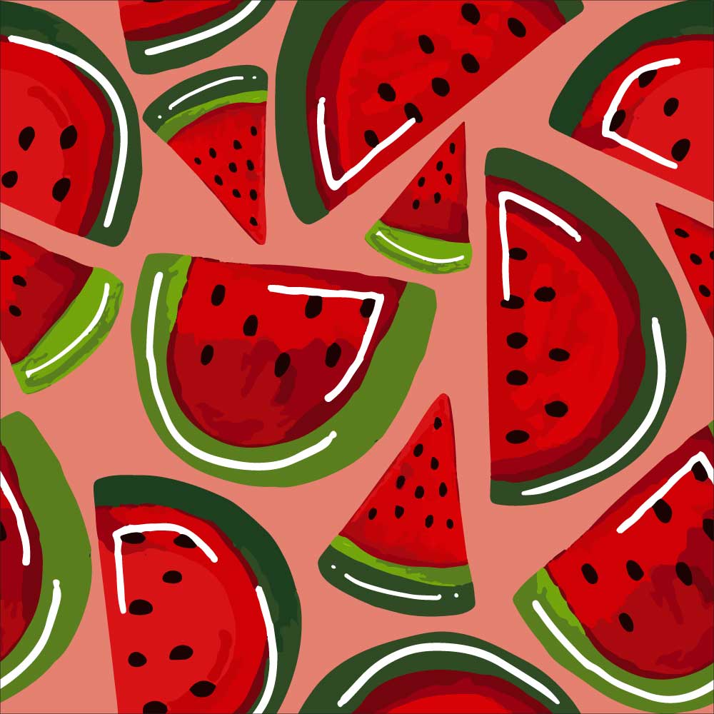 Super fun #watermelon pattern I am showing at #Surtex!