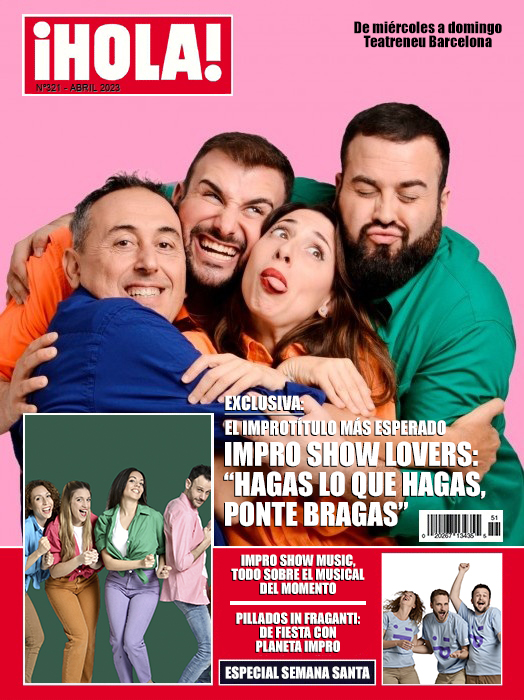 Esta tarde en nuestra doble función de #ImproShow Lovers improvisamos las mejores portadas del corasong 💞

#planetaimpro #teatreneu #FelizViernes #Barcelona #semanasanta #revista