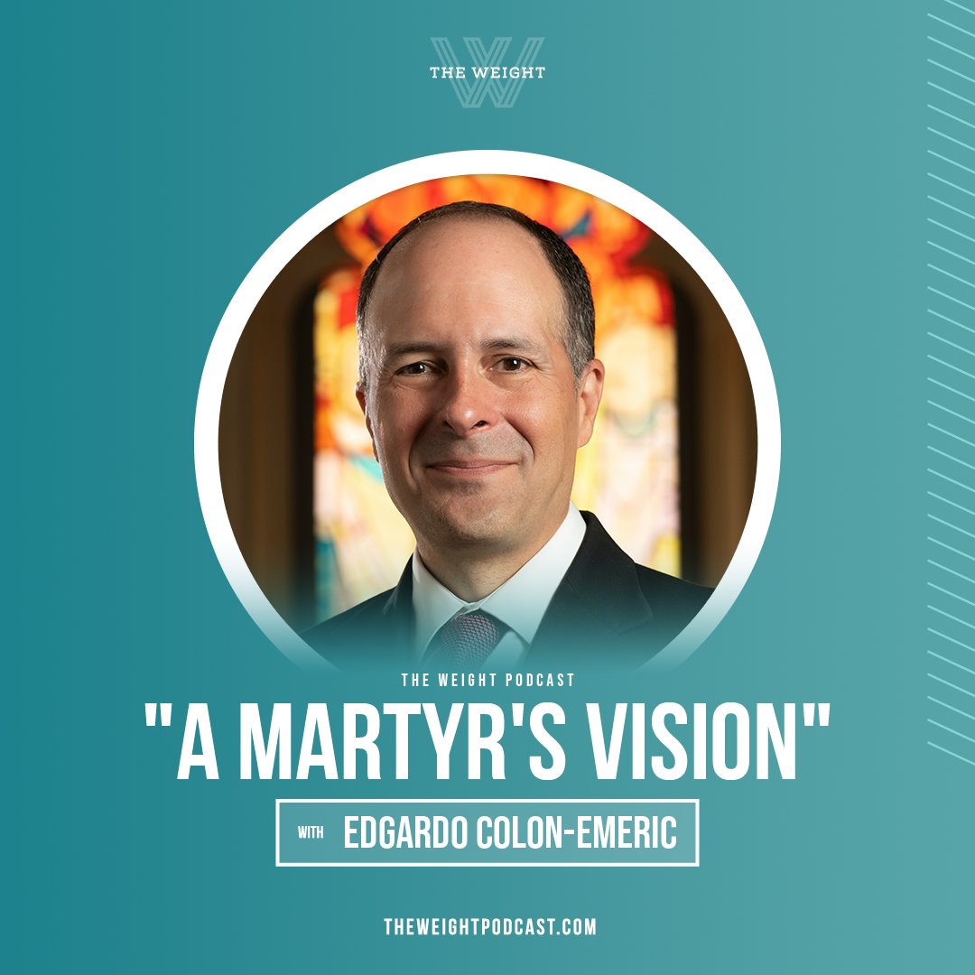 TheWeight_Pod's tweet photo. We welcome Dr. Edgardo Colón-Emeric to The Weight for a discussion of Maundy Thursday through the lens of the ministry of Fr. Oscar Romero, the Archbishop of El Salvador who was assassinated in 1980.

#theweightpod #maundythursday #holyweek https://t.co/CKbEYbKtav