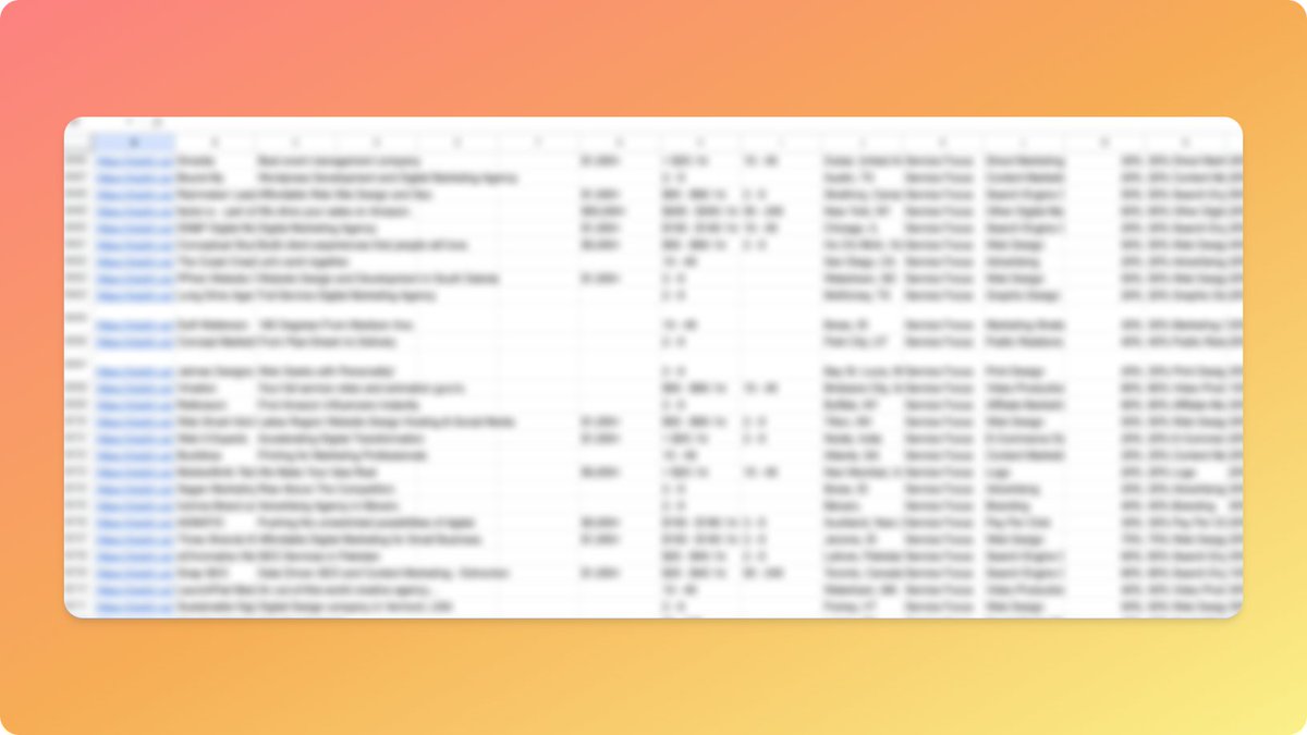 oliver_skaanild's tweet image. 🚨 I just created a list of +150,000 B2B service companies

I could probably sell it for a couple of hundred dollars EASILY (not even cap)

But here is how you can get it for FREE...

&amp;gt; Retweet
&amp;gt; Comment ''B2B''

And I'll send it to you. 

(YOU MUST BE FOLLOWING)