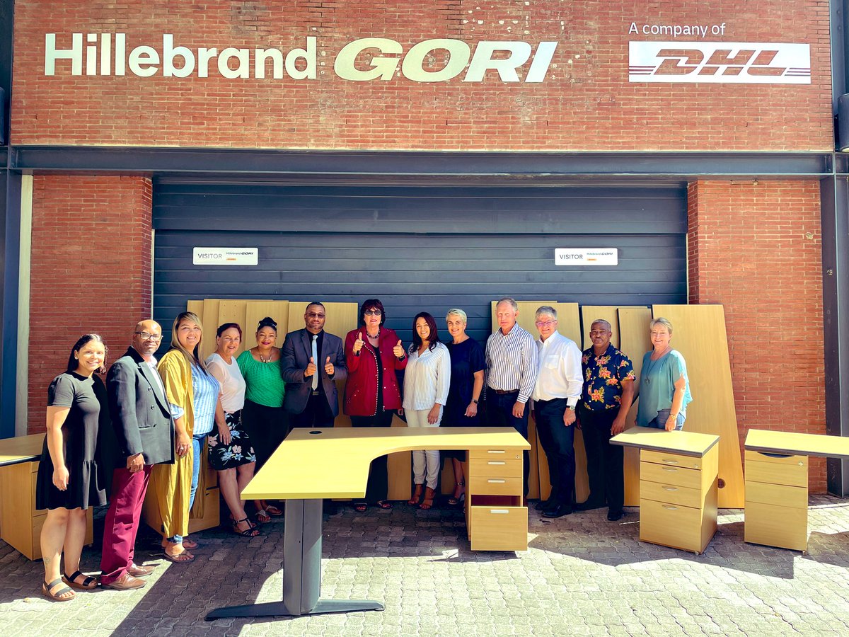 Thank you to Hillebrand for your kind donation of 50 desks that will be distributed to NGOs in our municipal area by our partners at @RanyakaT. 🙏🏼🙏🏽🙏🏿