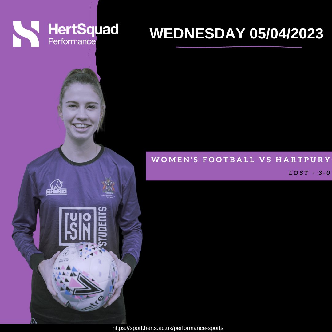 hertsquadperformance (@hertsquadperf) on Twitter photo π | Our results for Wednesday 5th April!  
Unfortunately it wasn't to be for our Women's Football side but the team should be very proud of a great season overall! π
#GoHerts π | Our results for Wednesday 5th April!  
Unfortunately it wasn't to be for our Women's Football side but the team should be very proud of a great season overall! π
#GoHerts