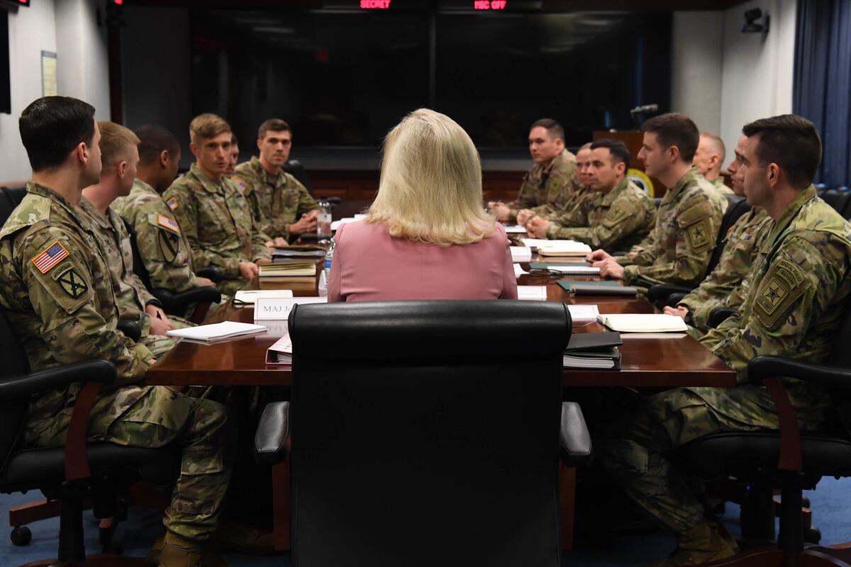 Current #bradleyfellows met with the Secretary of the Army, Hon. Christine Wormuth, discussing issues from retention to modernization and providing bottom-up feedback.

#beallyoucanbe 
#armymodernization