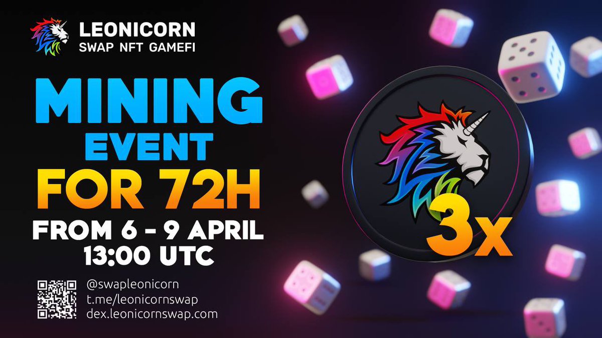 $50 || • || 24 Hours💛

($30)
-RT &amp; Follow <a href="/swapleonicorn/">LEONICORN | Swap - NFT - GameFi</a> + RT 📌

($20)
-Comment $LEONS #LEONICORN on their 📌