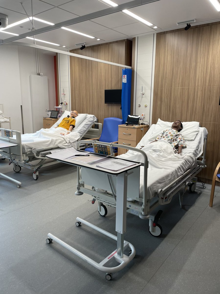 RuthStow's tweet photo. All set up for some interprofessional simulation between ODP and CYP Nursing @CU_HLS #covipe https://t.co/AAaLuIQe6D