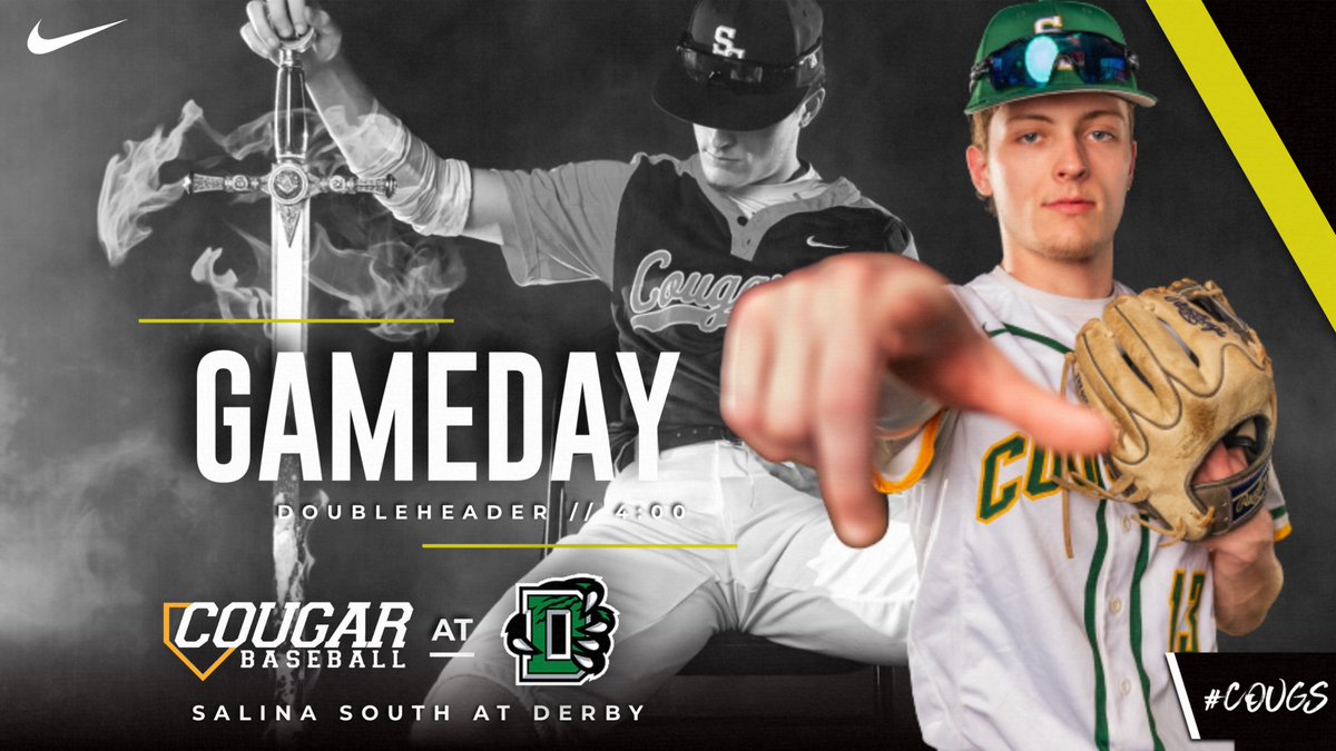 BaseballSalina's tweet photo. GAMEDAY

🍿 | AVCTL D1 Matchup
⚾️ | Salina South at Derby
⏰ | 4:00

South 2-0 • Derby 3-1

📸 • Boone Cumberland | WBC Visions

#COUGS https://t.co/hiO1Wh9V1S