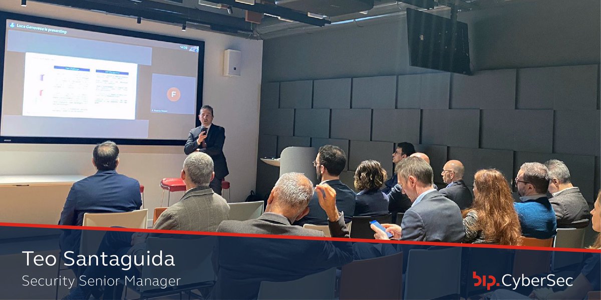 Bip_Group's tweet photo. 💥 All’Innovate Faster con @googlecloud e @IDC sull'approccio🛡️ End-to-End #SecurityModernization 🛡️
🎤 Sul palco Davide Tresoldi e @Ku0m Teo Santaguida per parlare di #SecurityByDesign e l'innovativo #SecurityOperationCenter – Autonomic Security Operation.
#cybersecurity https://t.co/7YcVtFGbhN