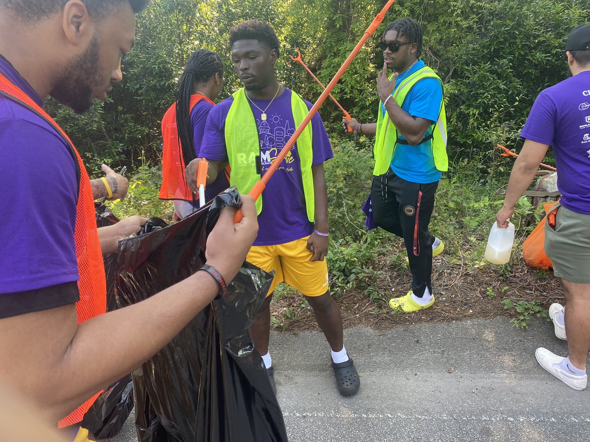 CoachJOdaffer's tweet photo. Go Tigers!

Yesterday we received the opportunity to serve our community with students from other institutions throughout the city! We appreciate the effort of our young men on the field, in the classroom, and throughout the community!

#ColaBuilt #CWCW 
#DigDeep #RARE #RamServe https://t.co/2LmqEBY5PR