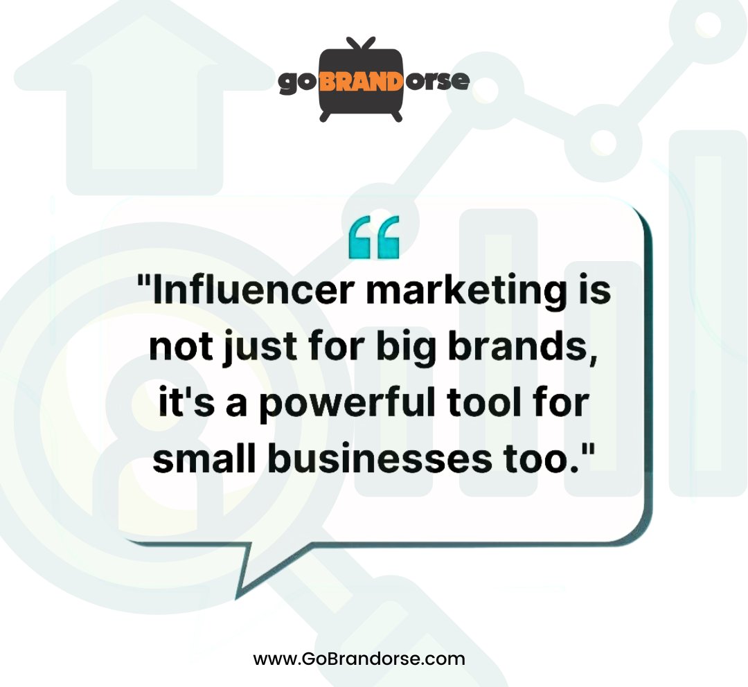 GoBrandorse's tweet photo. It's a powerful tool for Small Businesses too 📈💡
.
.

#gobrandorse #influencermarketing #microinfluencer #influencerdigital #marketingtips #onlinebusiness https://t.co/iOMYc7IQSa
