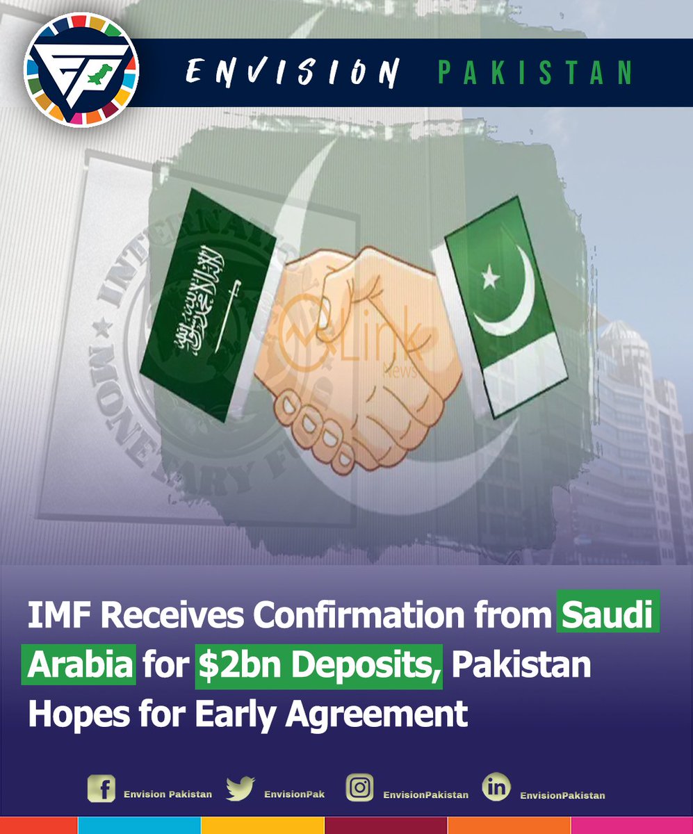 The International Monetary Fund (IMF) has received confirmation from Saudi Arabia on $2 billion in additional deposits, raising hopes for an early agreement with Pakistan. 

#IMF #SaudiArabia #Pakistan #BailoutPackage #Funding #Subsidies #ExchangeRate #Taxes #FuelPrices #UAE