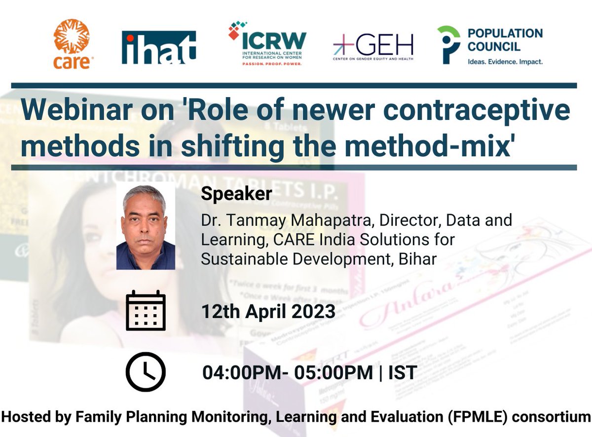 IndiaFPMLE's tweet photo. 📢Elated to announce the #firstwebinar of the #FPMLE webinar series
📅April 12, 2023
🕛4:00PM-5:00PM| IST
To register, click the link below:
https://t.co/PmRFDbmw9B https://t.co/F4qiAlUOpl