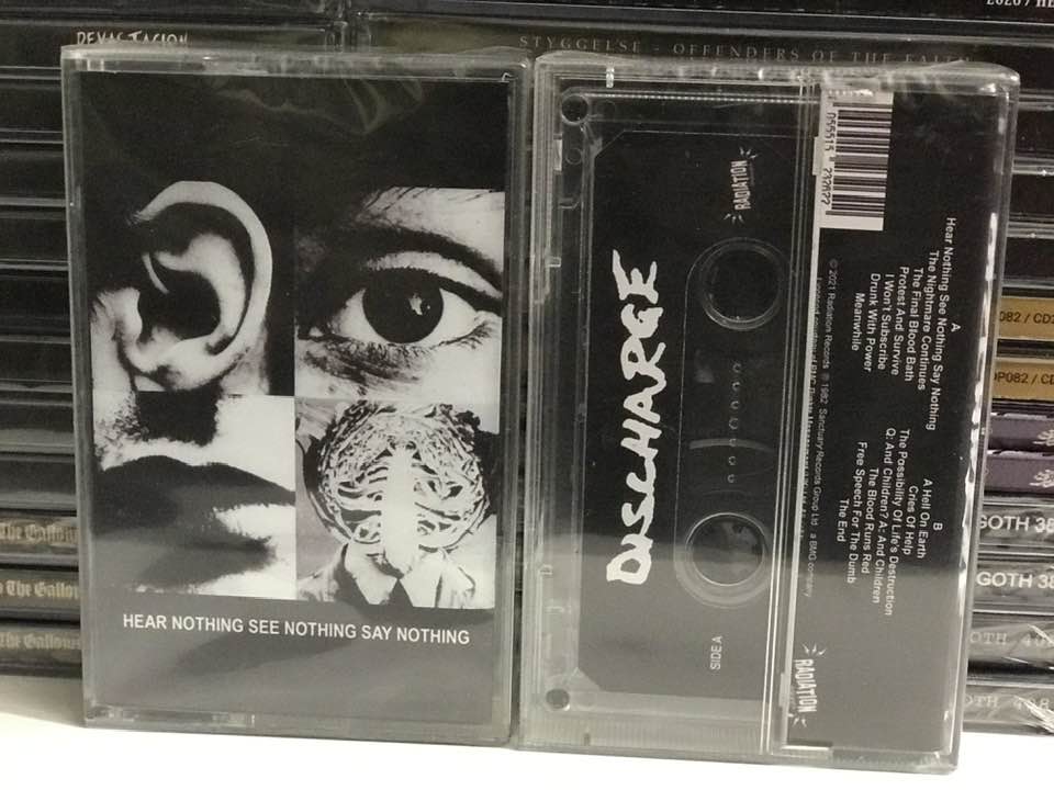 TAPES,TAPES,TAPES 
#Tapes #undergroundmusic #chainsawdistro #FCKNZS #Discharge #Mayhem