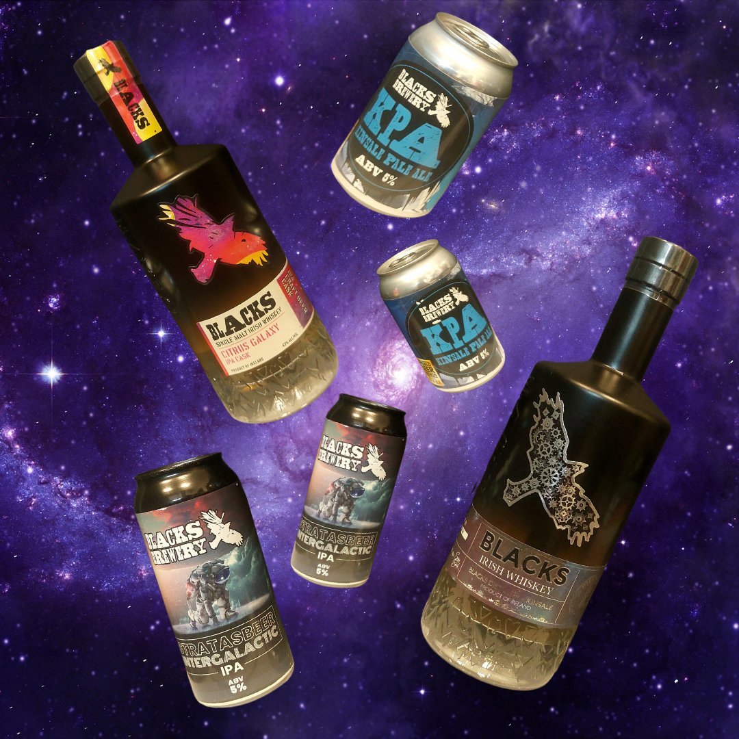 In a galaxy far, far away a brewery brought us an out of this world selection of beers that pair seamlessly with their very own whiskey. Get The Guardians of The Galaxy Bundle now on Irishmalts.com #ipa #kpa #singlemalt #irishwhiskey @blacksbrewery