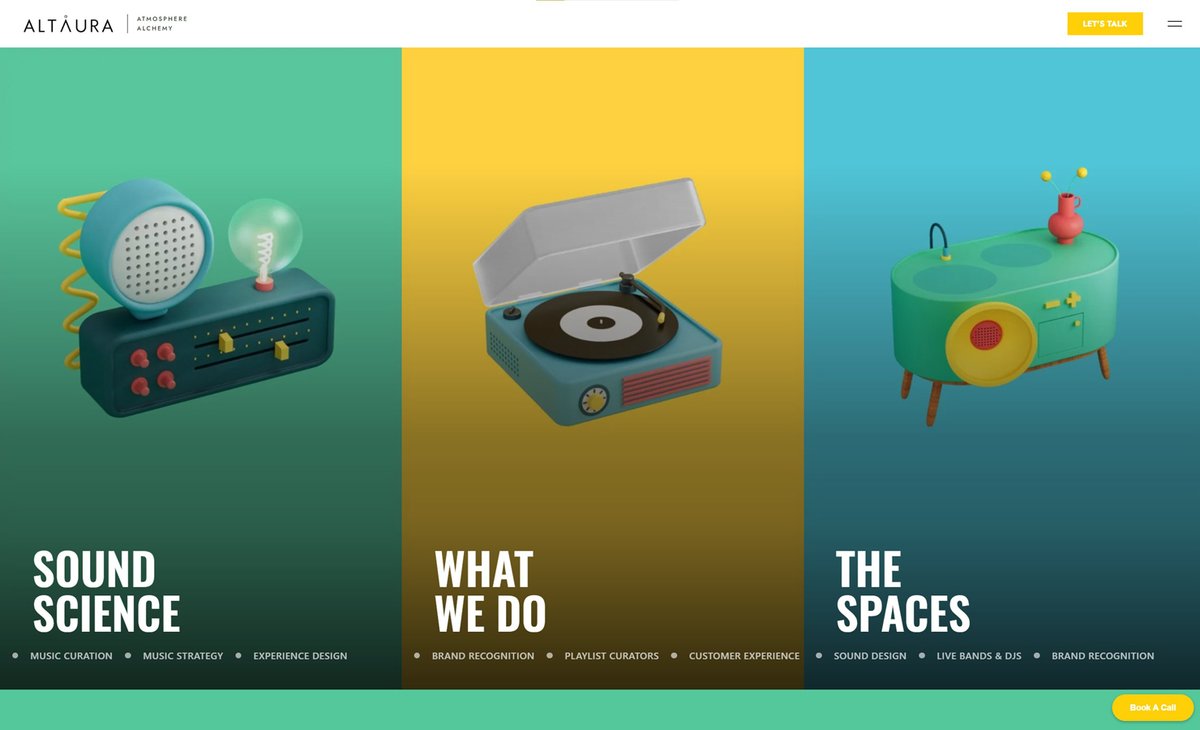 New #Site on our #Gallery : Altaura
by Tomasz Lewandowski & Fit Design @Fitdesignldn 
websurl.com/website/1090/a…

#altaura #altauramusic #musiclicensing #sounddesign #playlisting #musicbranding #musiccuration #musicforbusiness #soundscience #musicstrategy #creativedirection