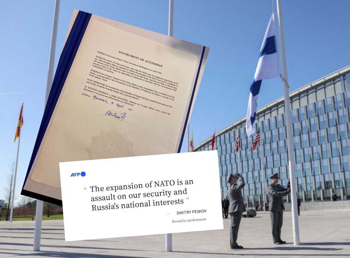 ol_kalinichenko's tweet photo. In fact, the Kremlin does not care about NATO expansion. The alliance on its borders does not hinder Russia's security, but stops its external pressure on its neighbors from being impunity 🇫🇮… 🇺🇦🇬🇪🇲🇩 ))) https://t.co/Wg8z5DEHDv