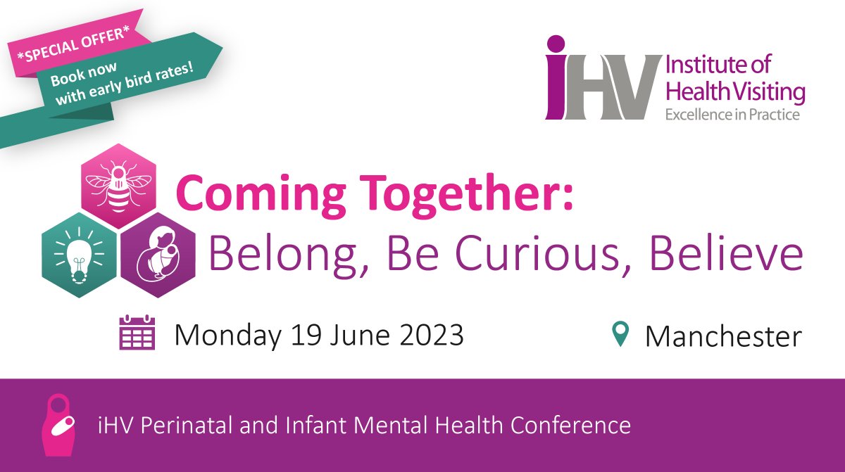 We're really looking forward to our 2023 PIMH Conference on 19 June in #Manchester We have a phenomenal line-up of parental, academic, professional, & creative leaders joining us. Earlybird tickets available until 21 April, book today! bit.ly/40VEfUY #iHVPIMH2023