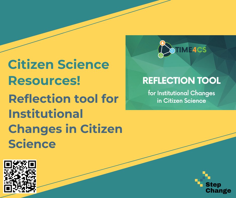 Are you interested in integrating Citizen Science practices into the research activities of your institution or department?  

Check out <a href="/TIME4CS/">TIME4CS</a> Reflection tool here:
zenodo.org/record/6342148…

#CitSciMonth #citizenscience #toolkit