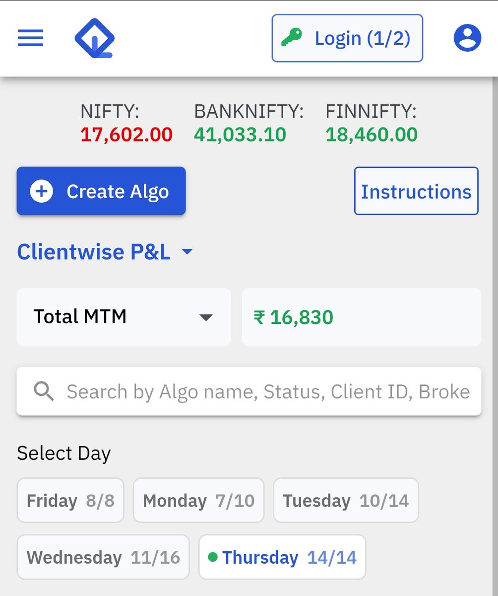 buddy_algo's tweet photo. Date:- 06.03.2023
PnL:- 16830 (1.2%)
Capital:- 14L
APR ROI:- 1.65%

Remark:- Reversal and slippages  took away 50% Profit 

#Nifty #OptionsTrading #Banknifty #algotrading #zerodha #Quantiply https://t.co/WNbhy1Awoq