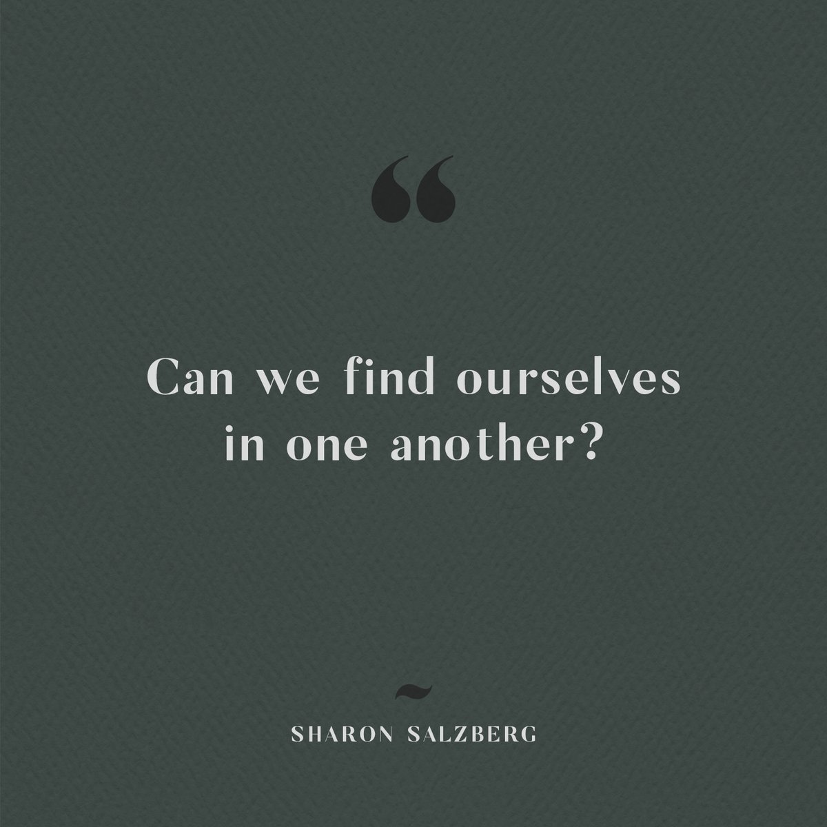 SharonSalzberg's tweet photo. Can we see each moment as expressive of those who have influenced us, a confluence of impressions and relationships and connections? Can we find ourselves in one another?
Quote from #RealLifeBook Pre-order your copy today for two free guided meditations https://t.co/fSxIiHHvG7 https://t.co/jPQeELcOAT