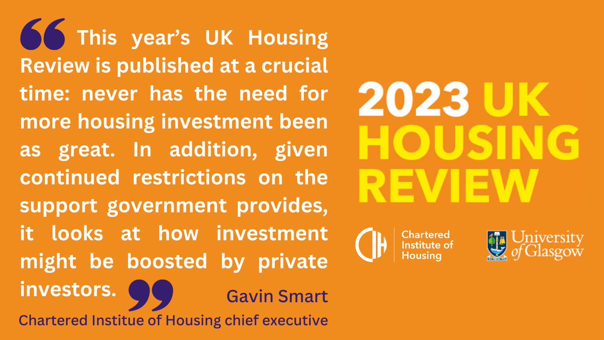 CIH's @GavinSmartCIH on why the #UKHousingReview has arrived at a crucial time.

🌟CIH members download your free copy 👉bit.ly/UKHR23CIHmember

🚨 Not a member? Sign up and get it for free 👉bit.ly/40nNU71

Or purchase a copy ➡️bit.ly/UKHR23

#MemberBenefits