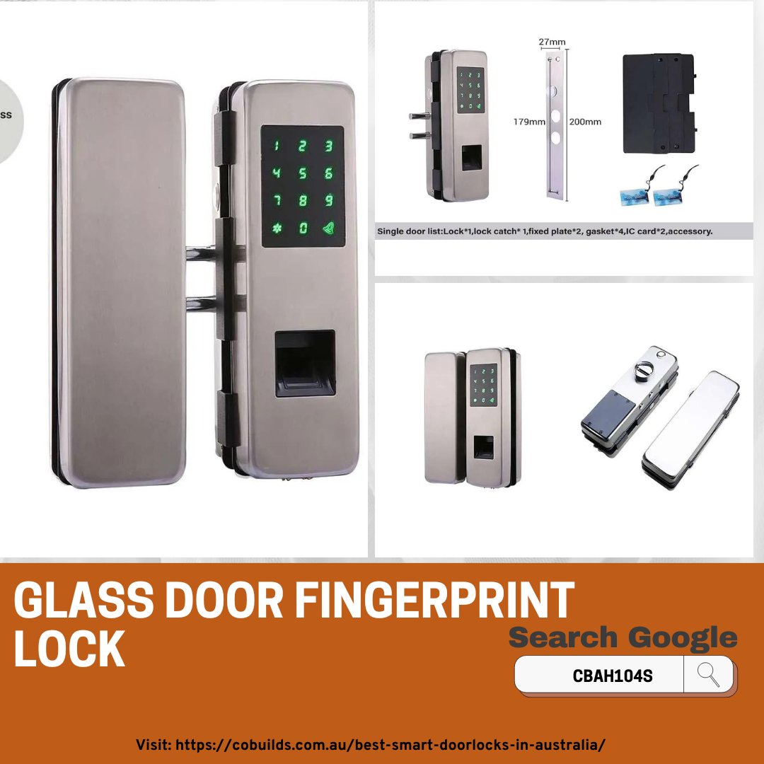 SojibSeoexpert's tweet image. Search Google: CBAH104S
Upgrade your security with our #GlassDoorFingerprintLock. With advanced fingerprint recognition technology, you&apos;ll never have to worry about lost keys again. Perfect for residential or commercial use. Order now and experience the power of #fingerprinttech
