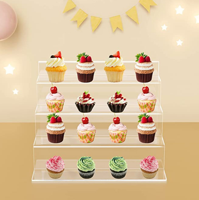 ylsophiahu's tweet image. Plexiglass display manufacturer custom acrylic stand, 4-tier display risers, clear acrylic shelf for perfumes, cupcakes, figures, foys and cosmetic products #customdisplaystand #Plexiglassmanufacturer #customdisplayrisers