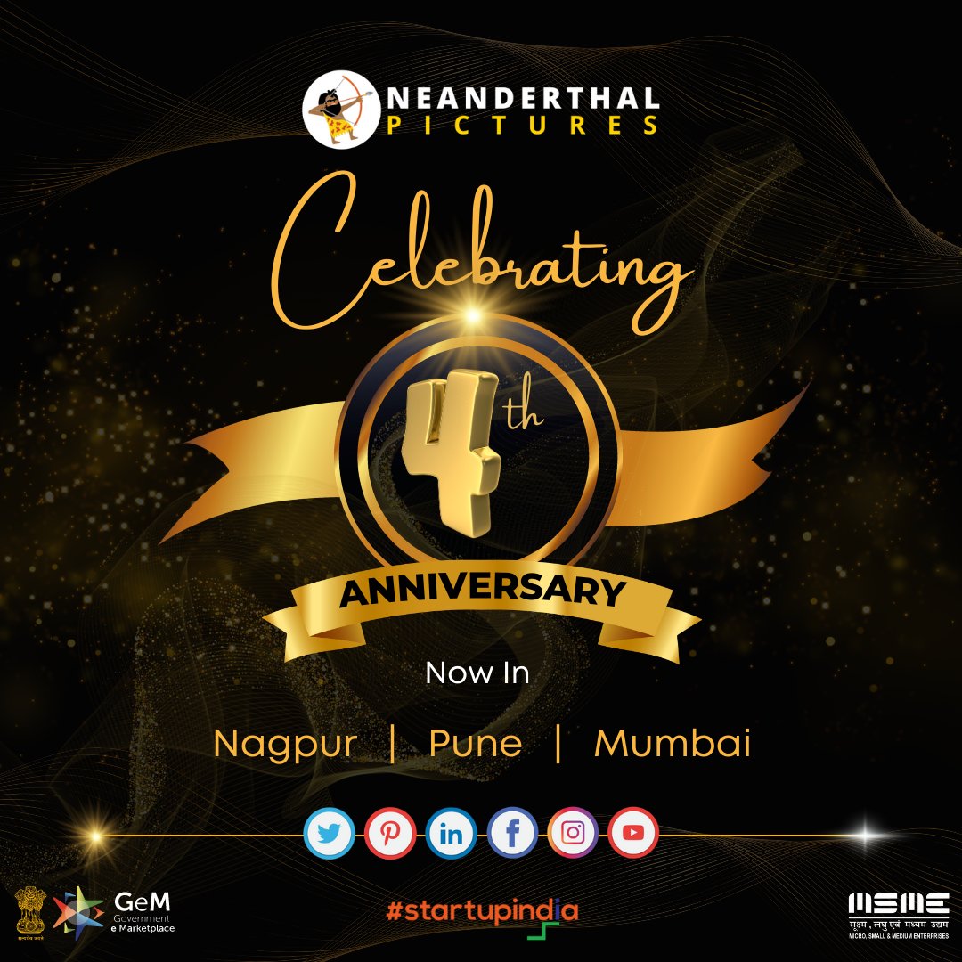 NeanderthalPics's tweet photo. Dear all,

Today Neanderthal Pictures celebrating its 4th anniversary. On behalf of all of us here at Neanderthal Pictures, we want to express our heartfelt gratitude for your unwavering support over the years. 

Best Regards,
Team
Neanderthal Pictures Private Limited https://t.co/REGepMoKXn
