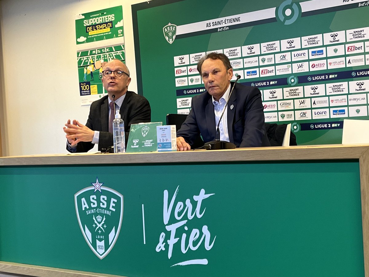 ⁦<a href="/ASSEofficiel/">AS Saint-Étienne</a>⁩ ⁦@poleemploi_ara⁩  #supporters de l’emploi Conférence de presse 👍⚽️ + de 1500 visiteurs a 11h ! Merci aux partenaires et aux entreprises