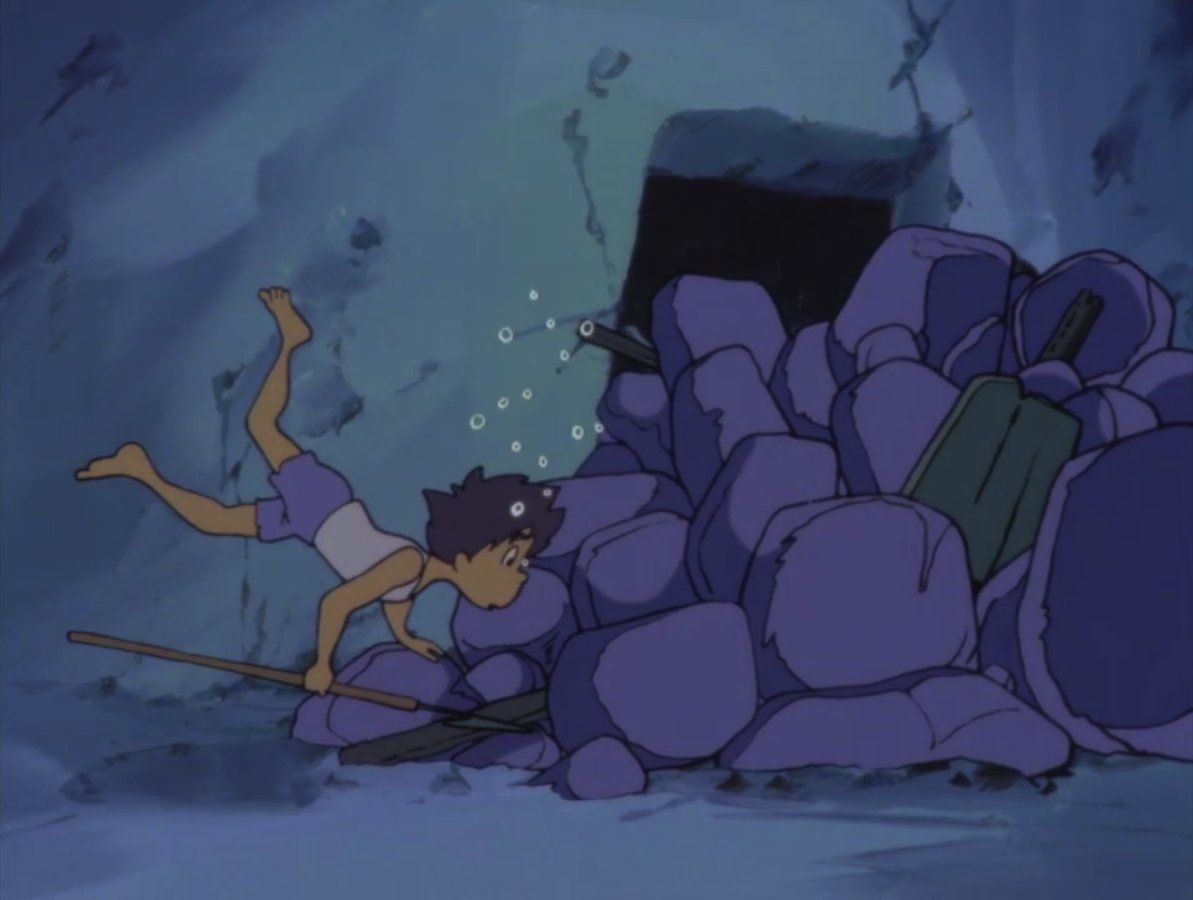 gen_ghibli's tweet photo. 🌊 'Conan, el niño del futuro', primera serie dirigida por Hayao Miyazaki, cumple 45 años 🎂

📖 Basada en la novela 'La marea increíble' de Alexander Key, contó con 26 episodios en los que Miyazaki desarrolló el estilo y constantes que le harían famoso después con sus películas. https://t.co/OD2t1YBQEn
