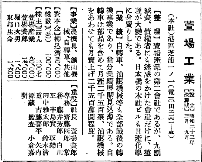 萱場製作所⇒萱場産業⇒萱場工業⇒カヤバ工業⇒KYB⇒カヤバ