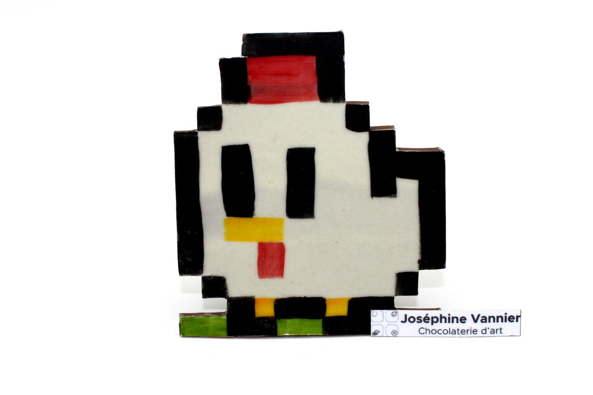 Nos poules pixel en hommage aux créations de <a href="/invaderwashere/">invader was here</a>
🍫 🍫 👾🐔🥚🍫🍫
.
chocolats-vannier.com/produit/poulet…
.
.
.
#ChocolaterieJosephineVannier #JosephineVannnier #ChocolateLover #Chocolate #Chocolat #ChocolateAddict #paris #art #gourmand #pâques #easter #invader #poule #Paques2023