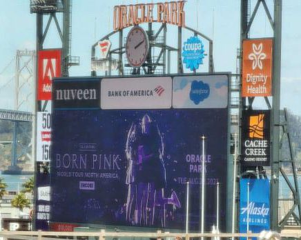 BBU_BLACKPINK's tweet photo. A promotional poster was spotted with #BLACKPINK [BORN PINK] WORLDTOUR ENCORE in NORTH AMERICA at the Oracle Park, San Francisco, CA this coming AUGUST 22, 2023!!

#BORNPINK_WORLDTOUR @BLACKPINK https://t.co/VoYA5IuH9h